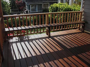 Ironwood deck